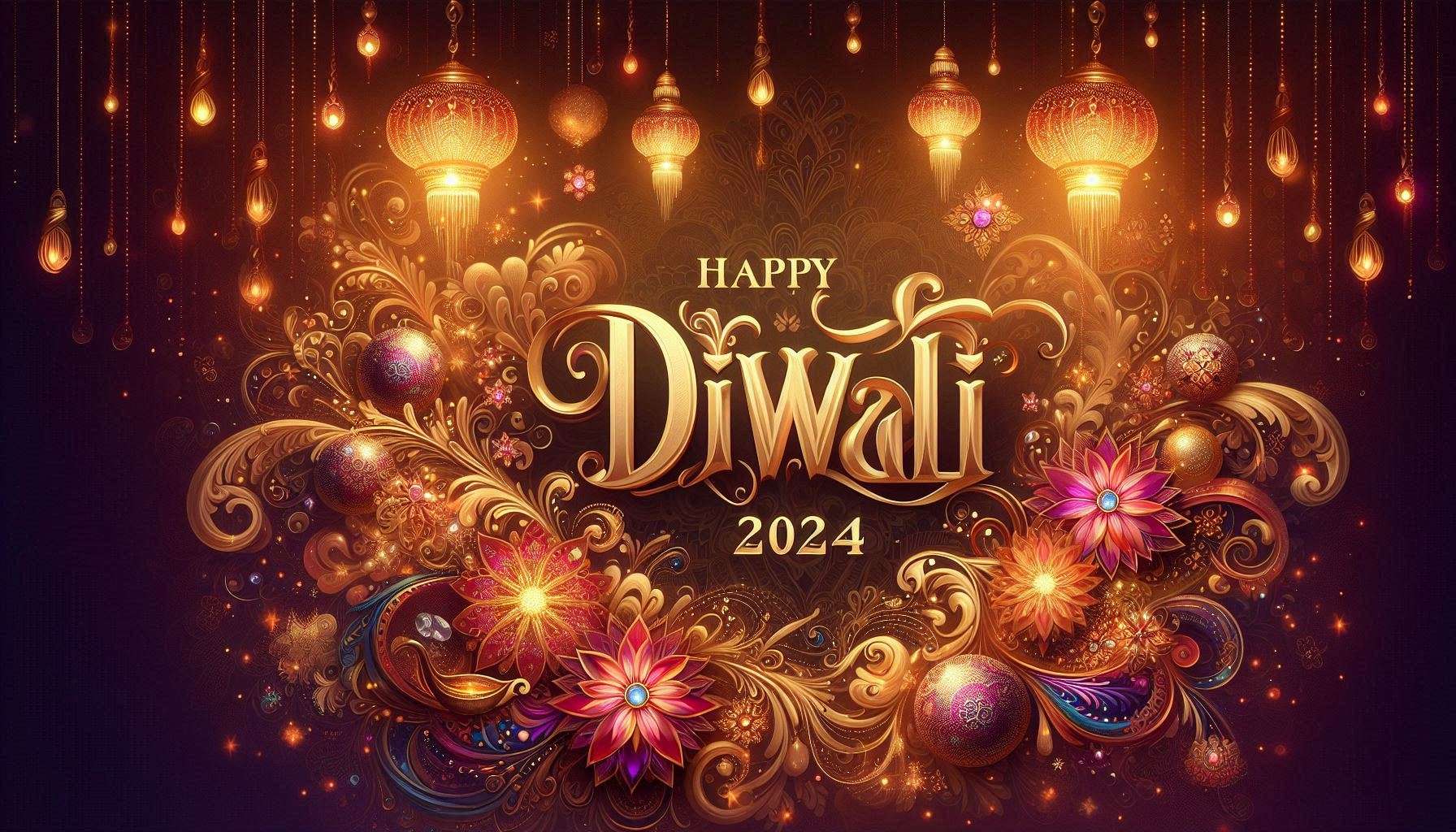 happy diwali 2024 photos with spiritual quotes and wishes