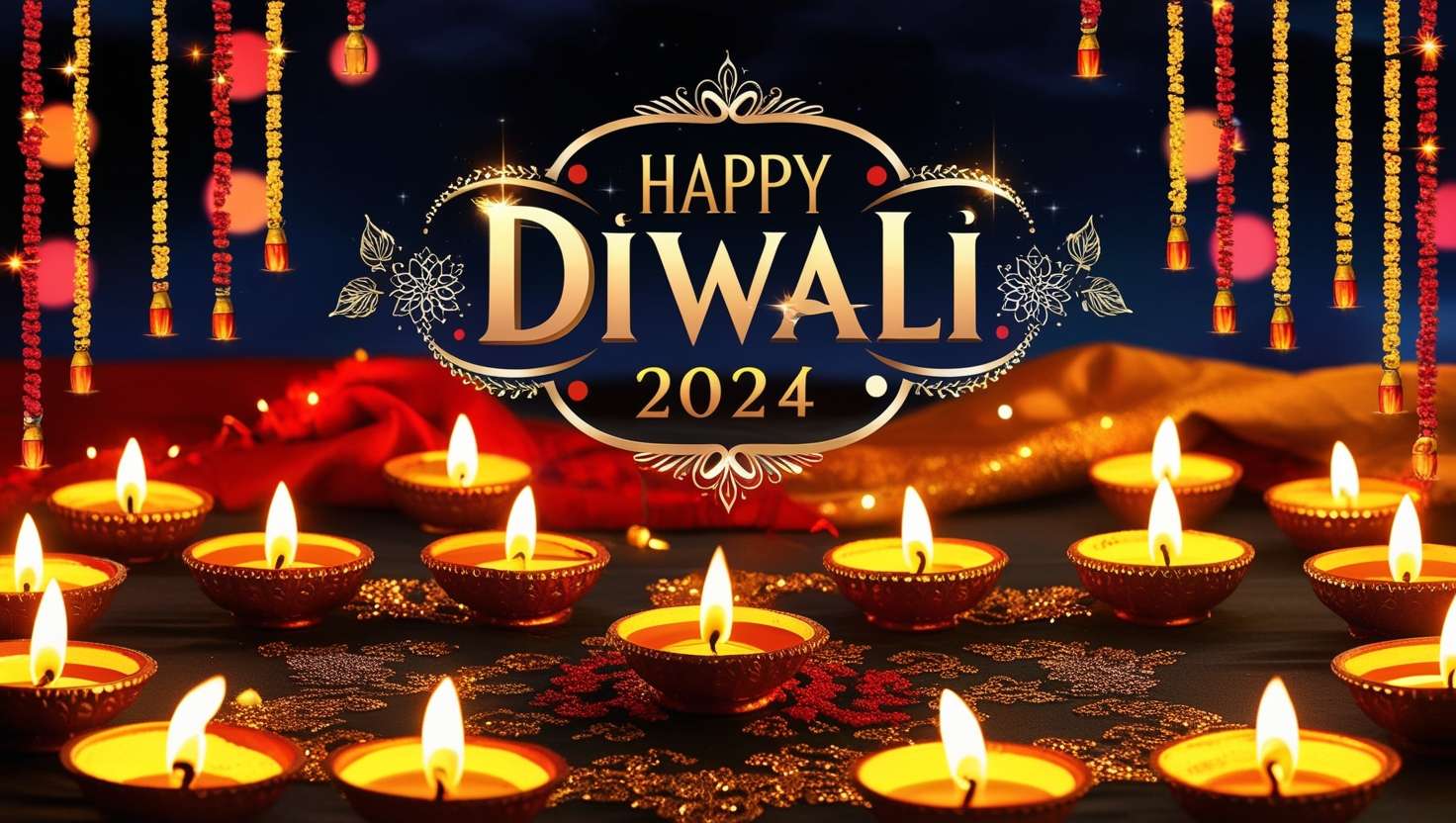 happy diwali 2024 vector images for graphic design