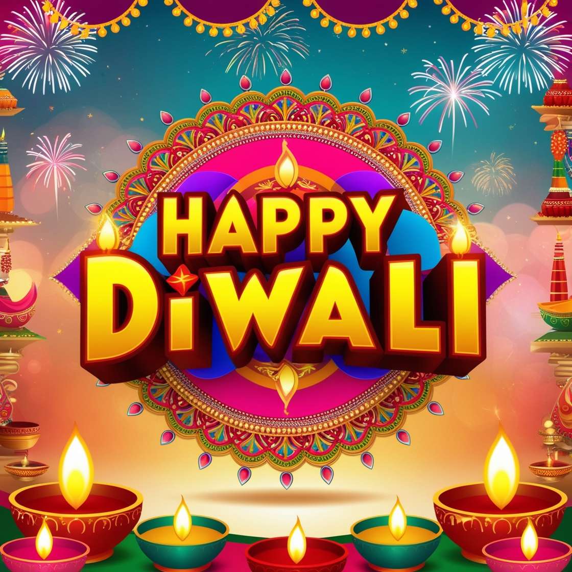 happy diwali images for social media sharing