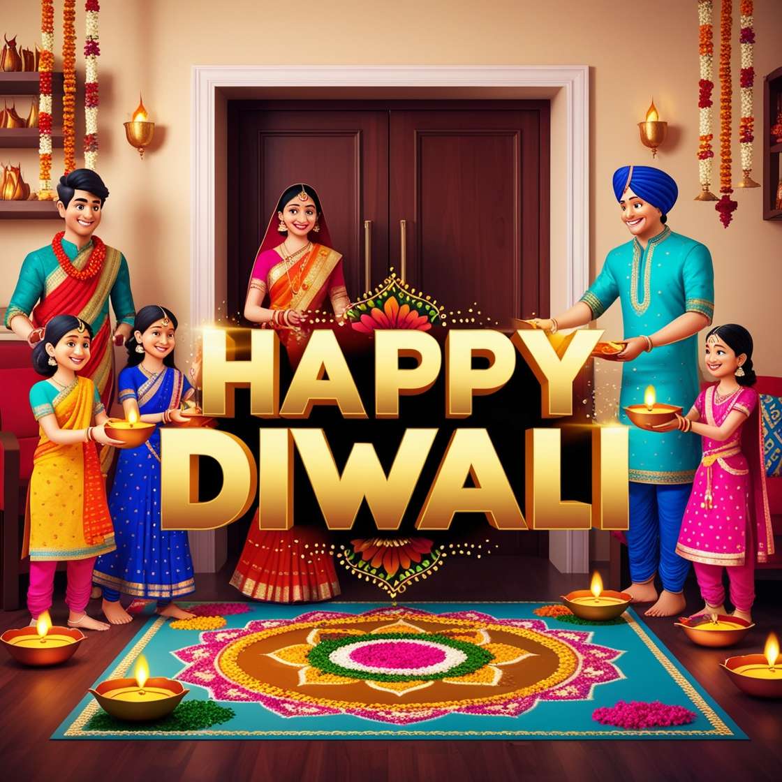 happy diwali wishes images in hindi