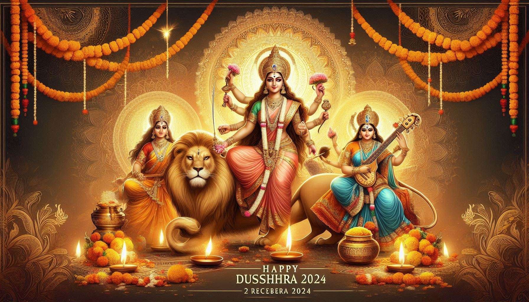 happy dussehra 2024 hd wallpapers and greeting card designs