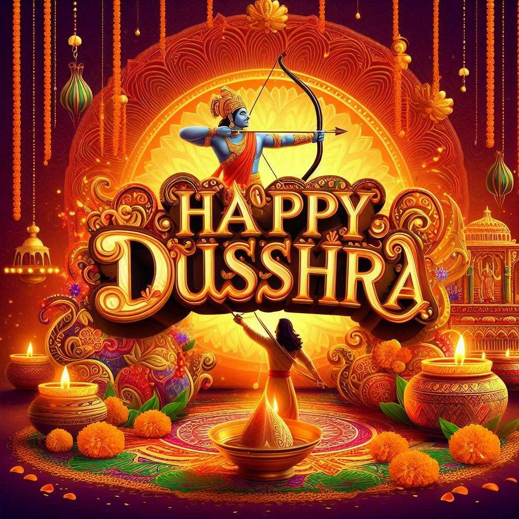 happy dussehra festive graphics for facebook