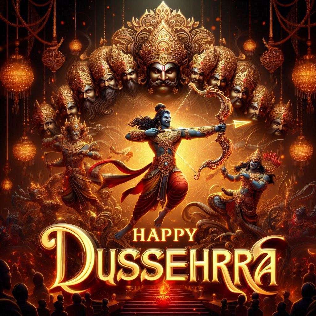 happy dussehra wishes images for peaceful celebration