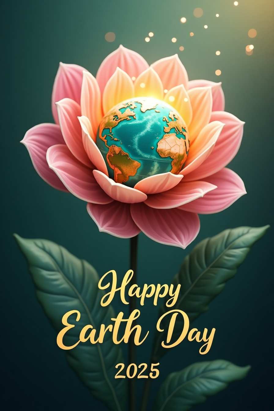 Happy Earth Day 2025 Facebook post template