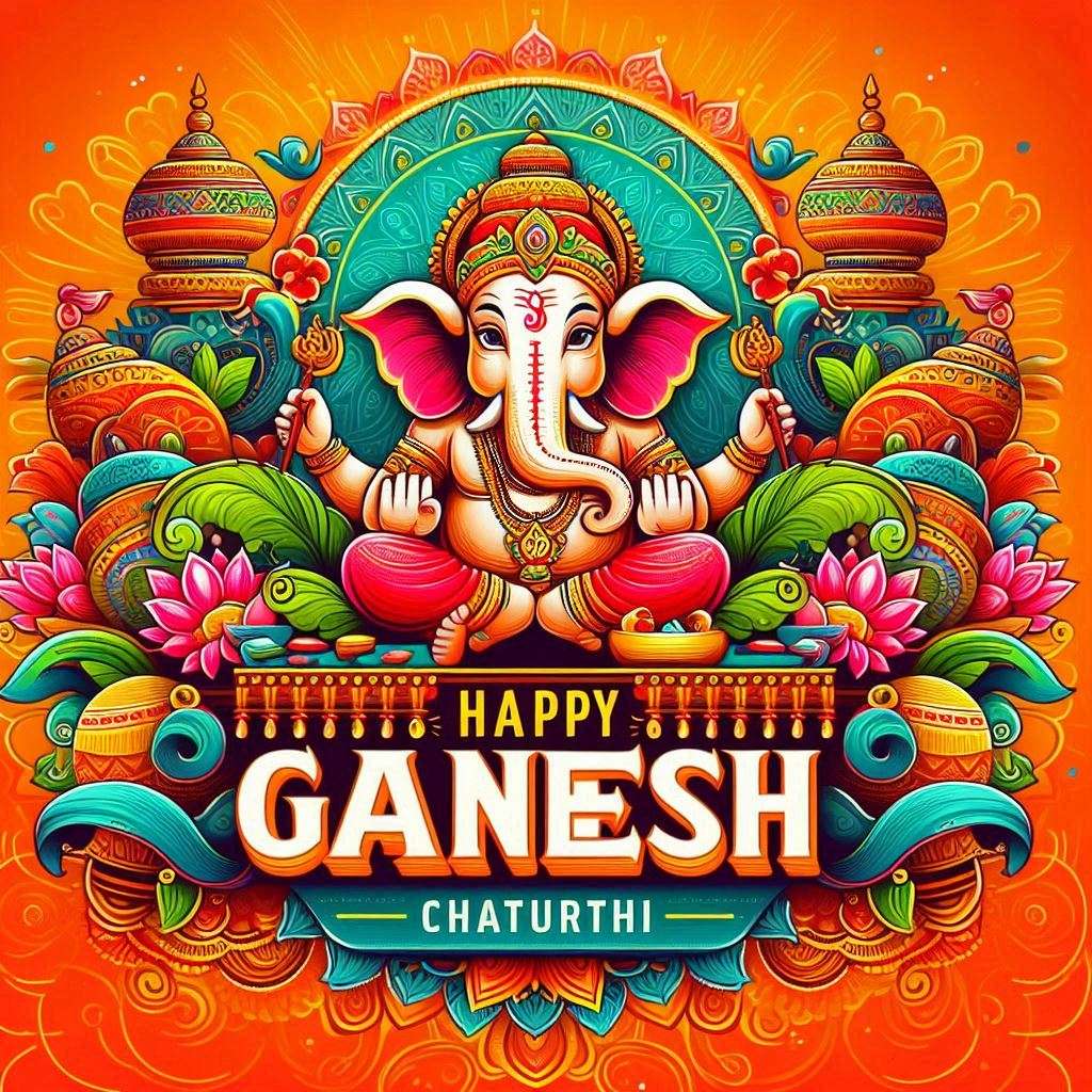 happy ganesh chaturthi 2024 social media post templates