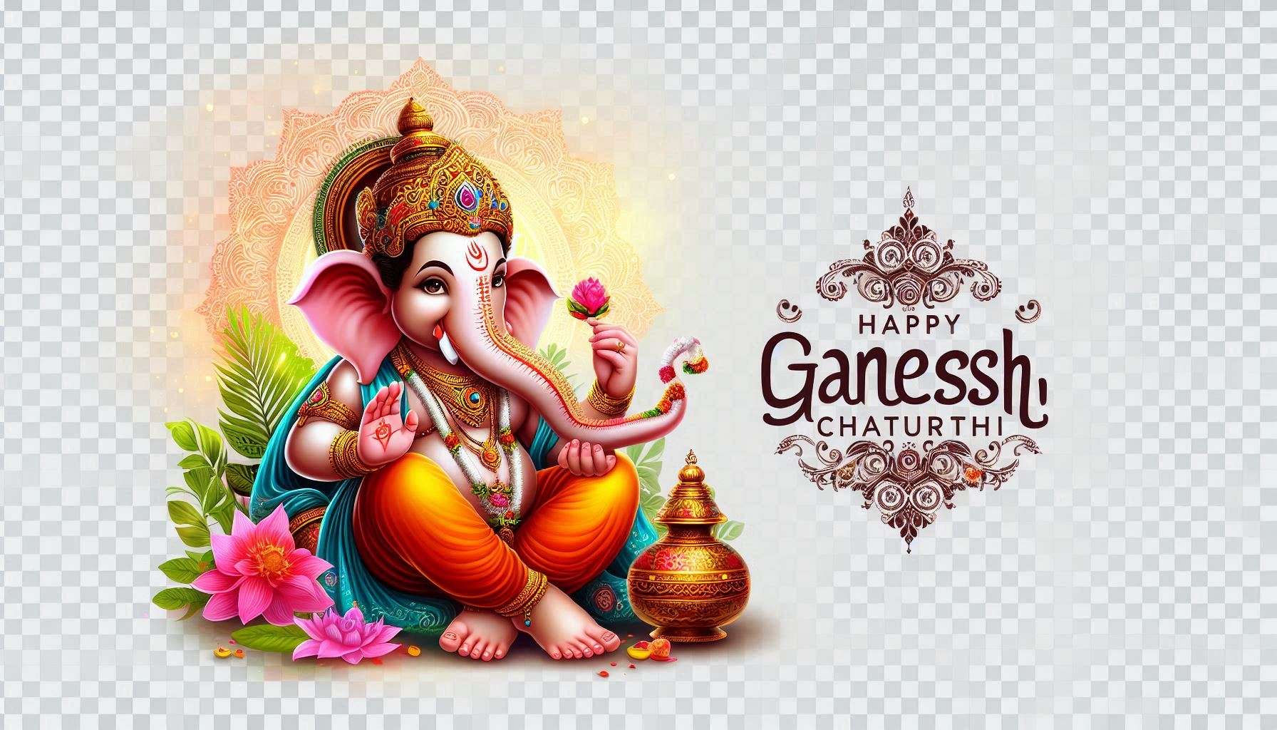 Happy Ganesh Chaturthi Png Images With Transparent Backgrounds