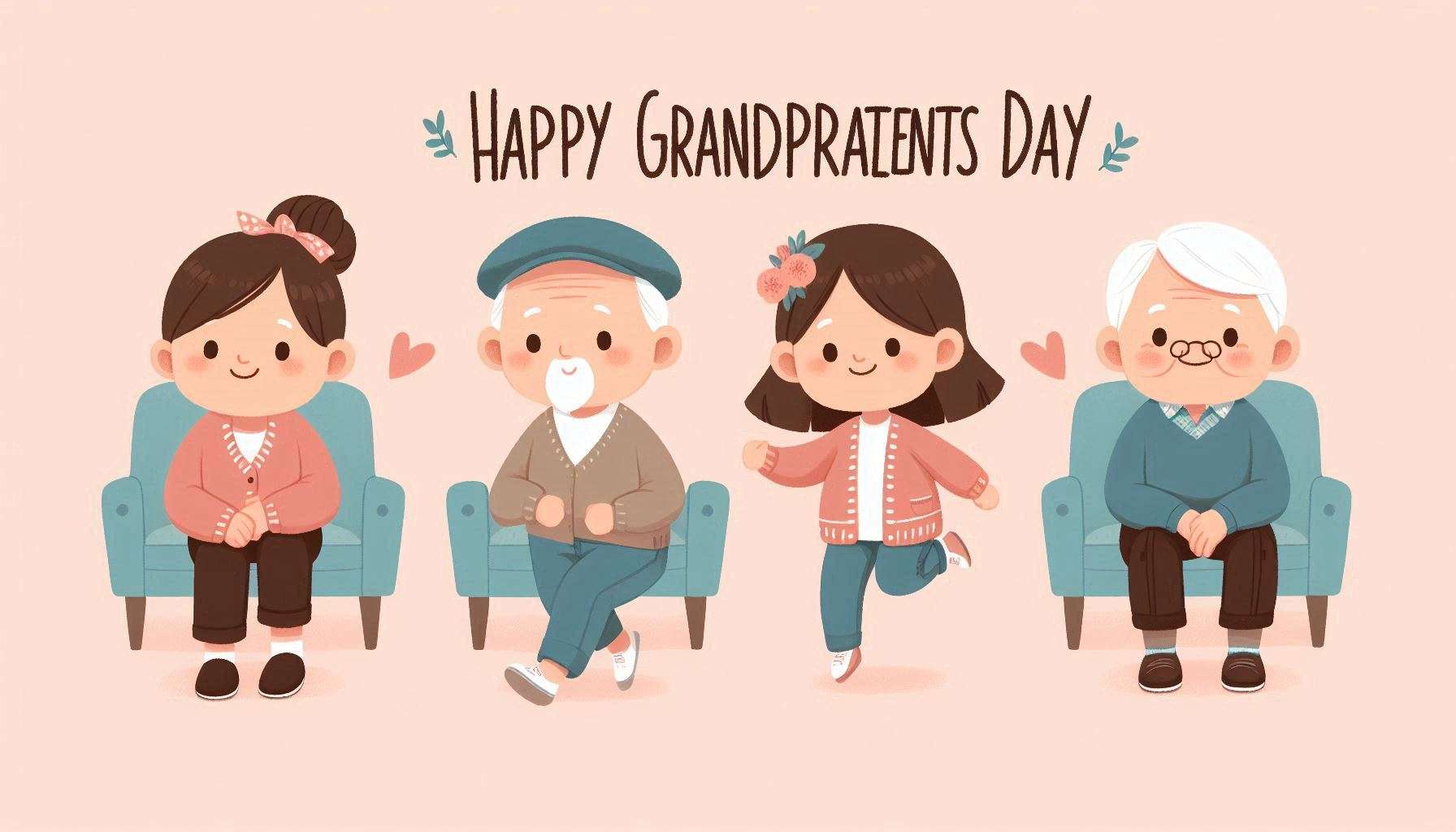 happy grandparents day background images