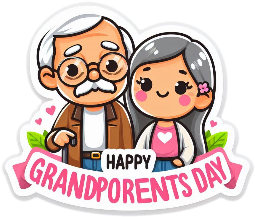 happy grandparents day png images for social media posts