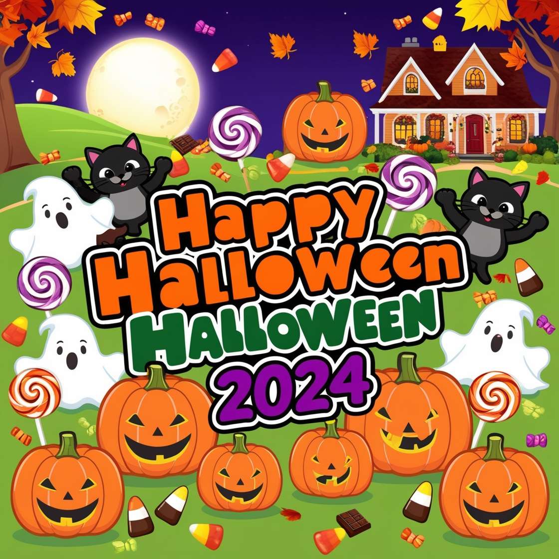 happy halloween spooky wallpaper download