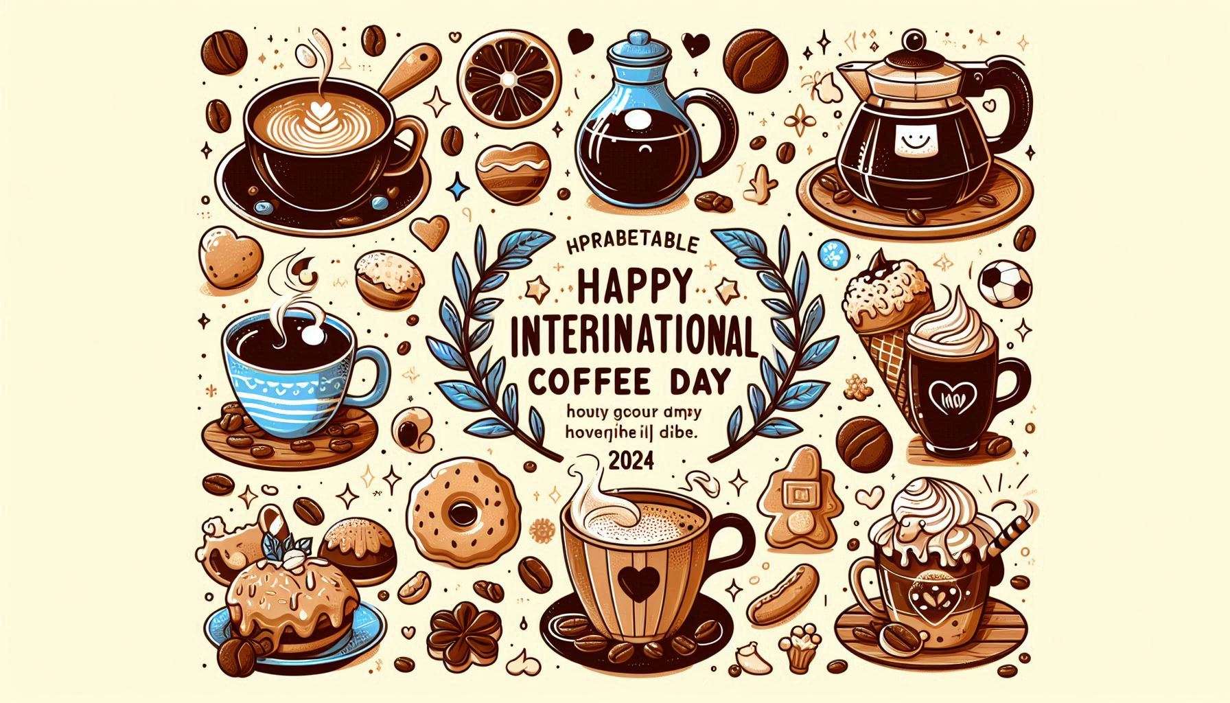 happy international coffee day 2024 quotes with images