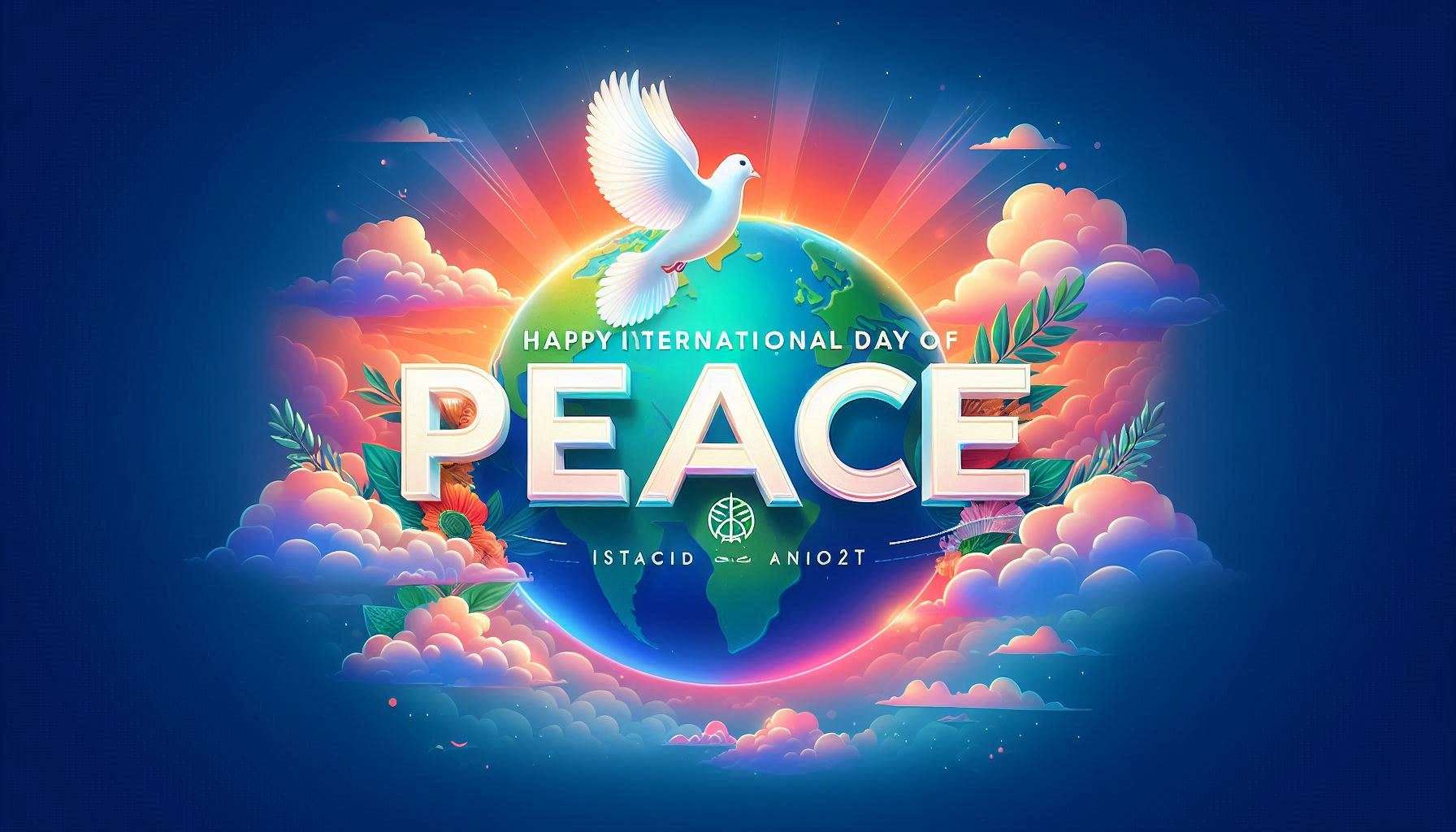 happy international day of peace banners