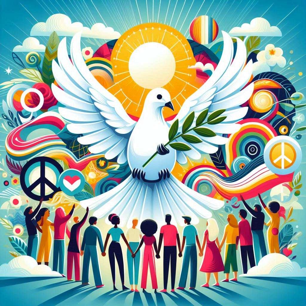 Download Free happy international day of peace images for websites, slideshows, and designs | royalty-free and unlimited use.