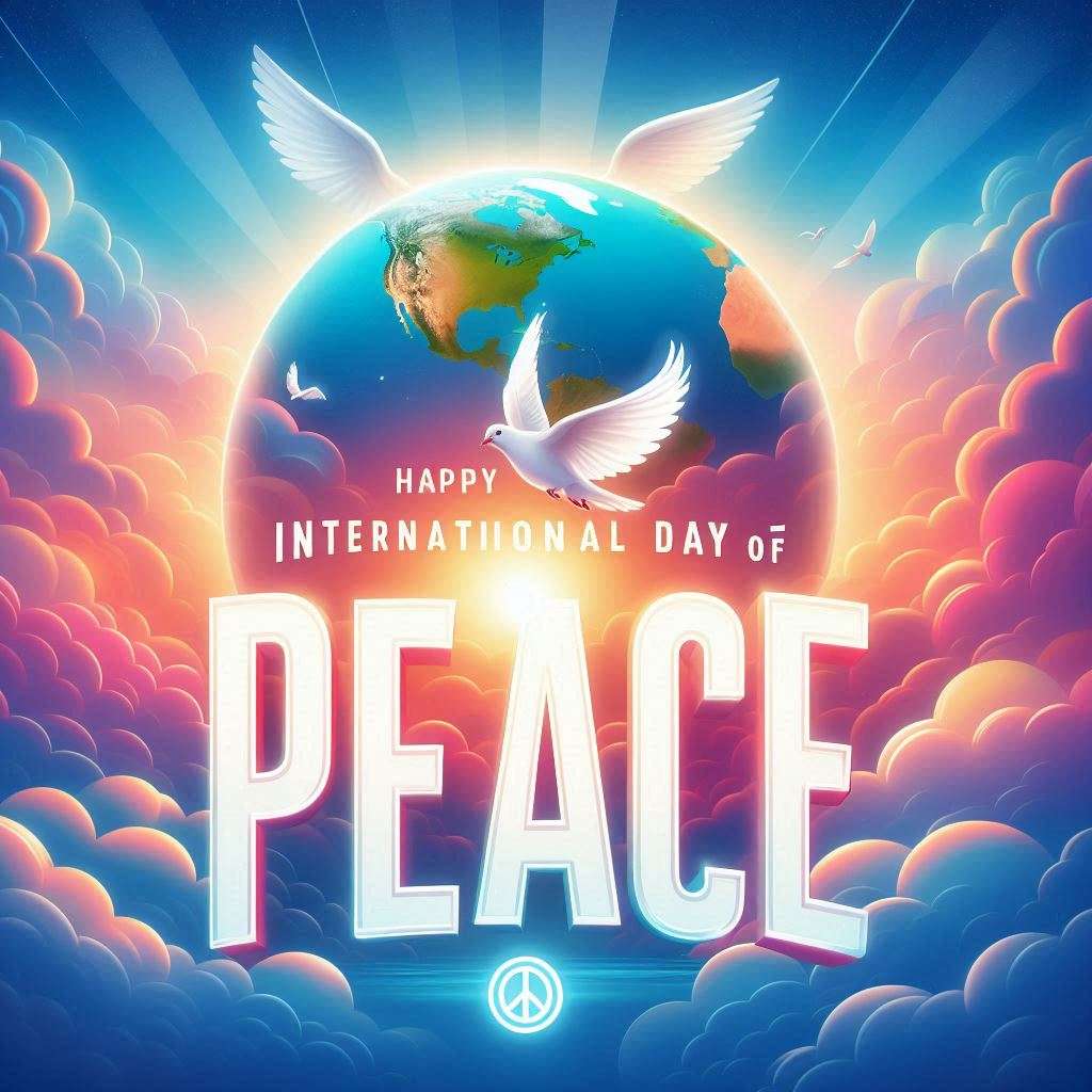 Download Free happy international day of peace posters for websites, slideshows, and designs | royalty-free and unlimited use.