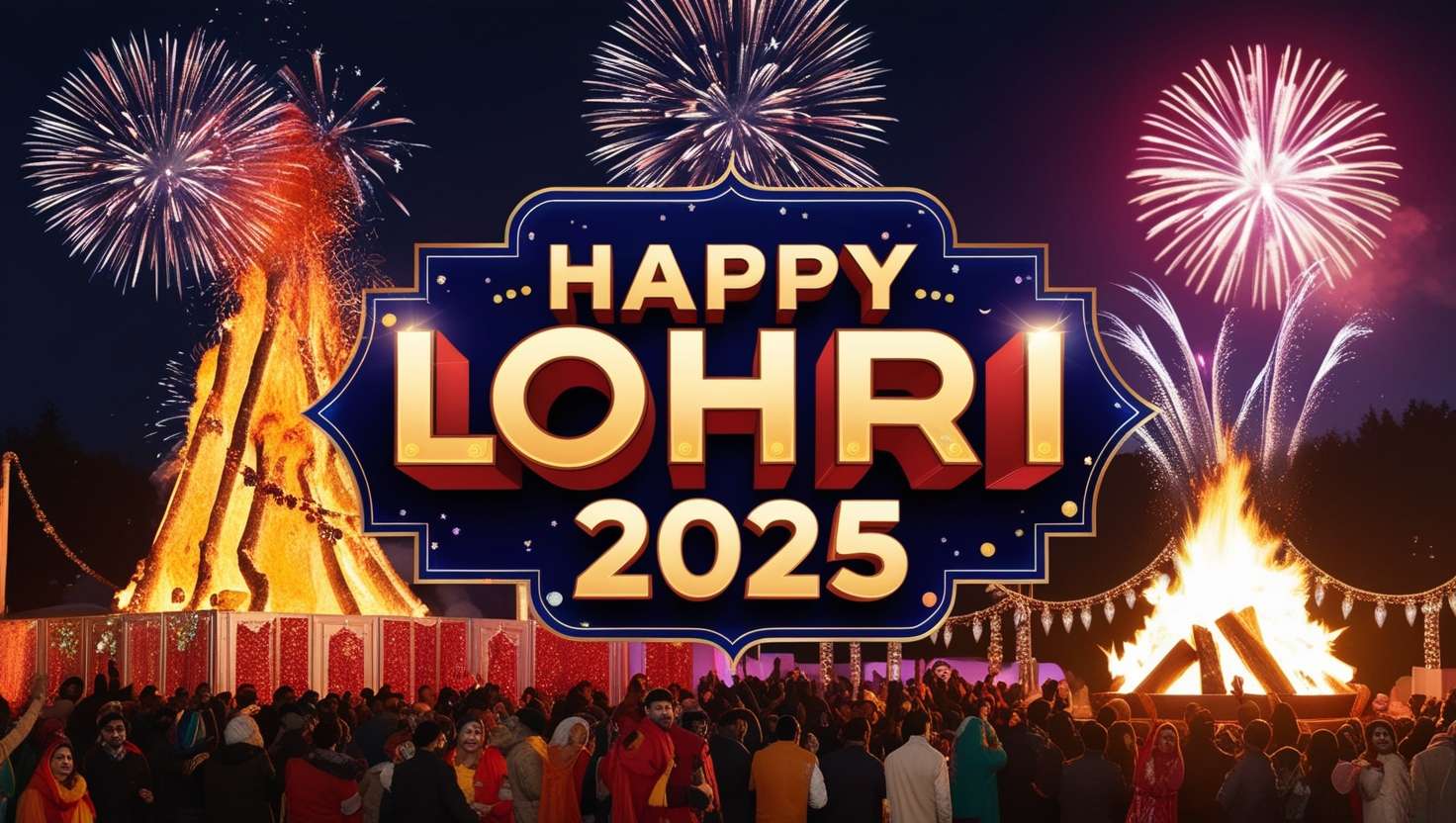 happy lohri 2025 unique greeting cards