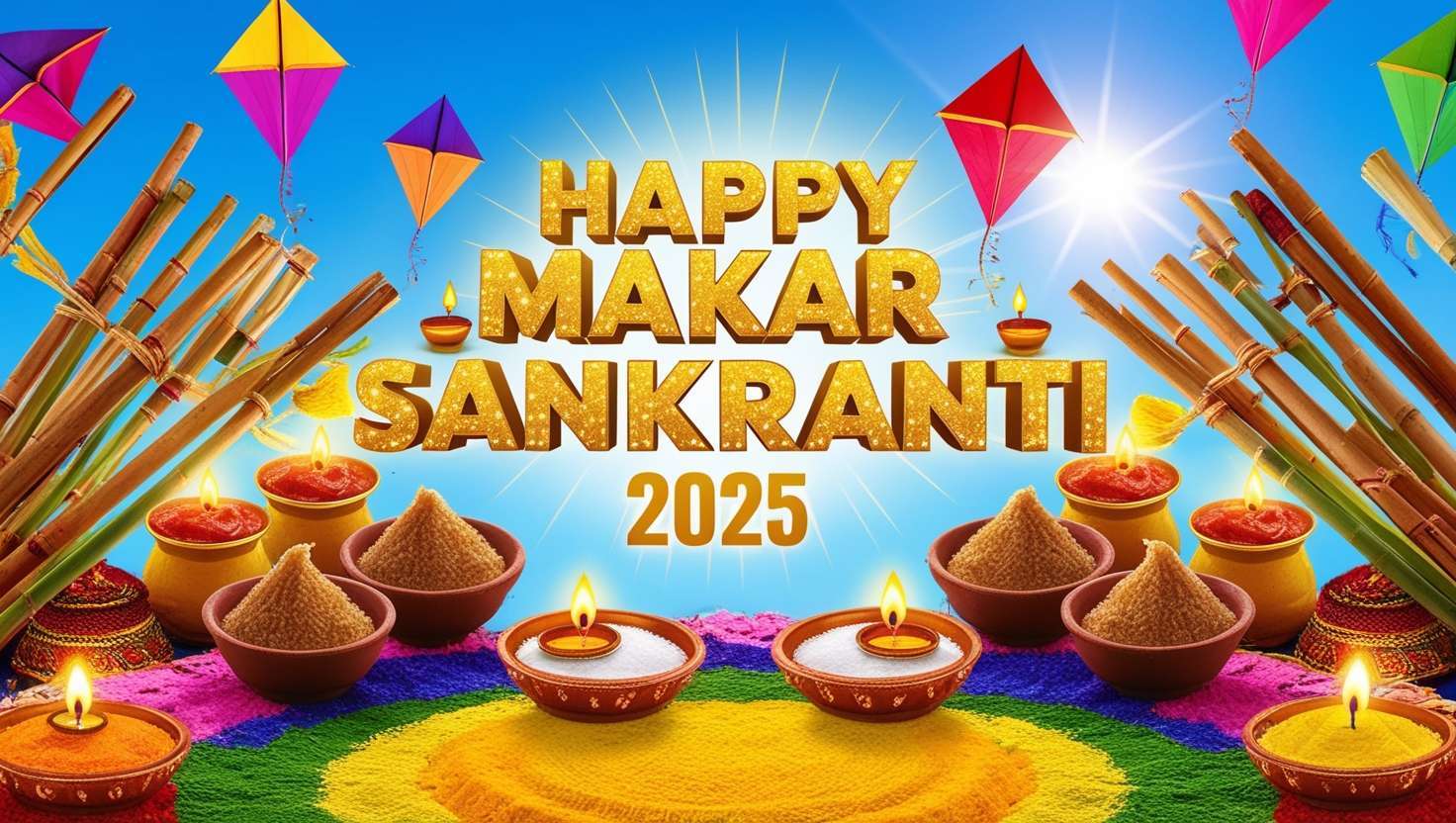 happy makar sankranti 2025 creative graphic designs