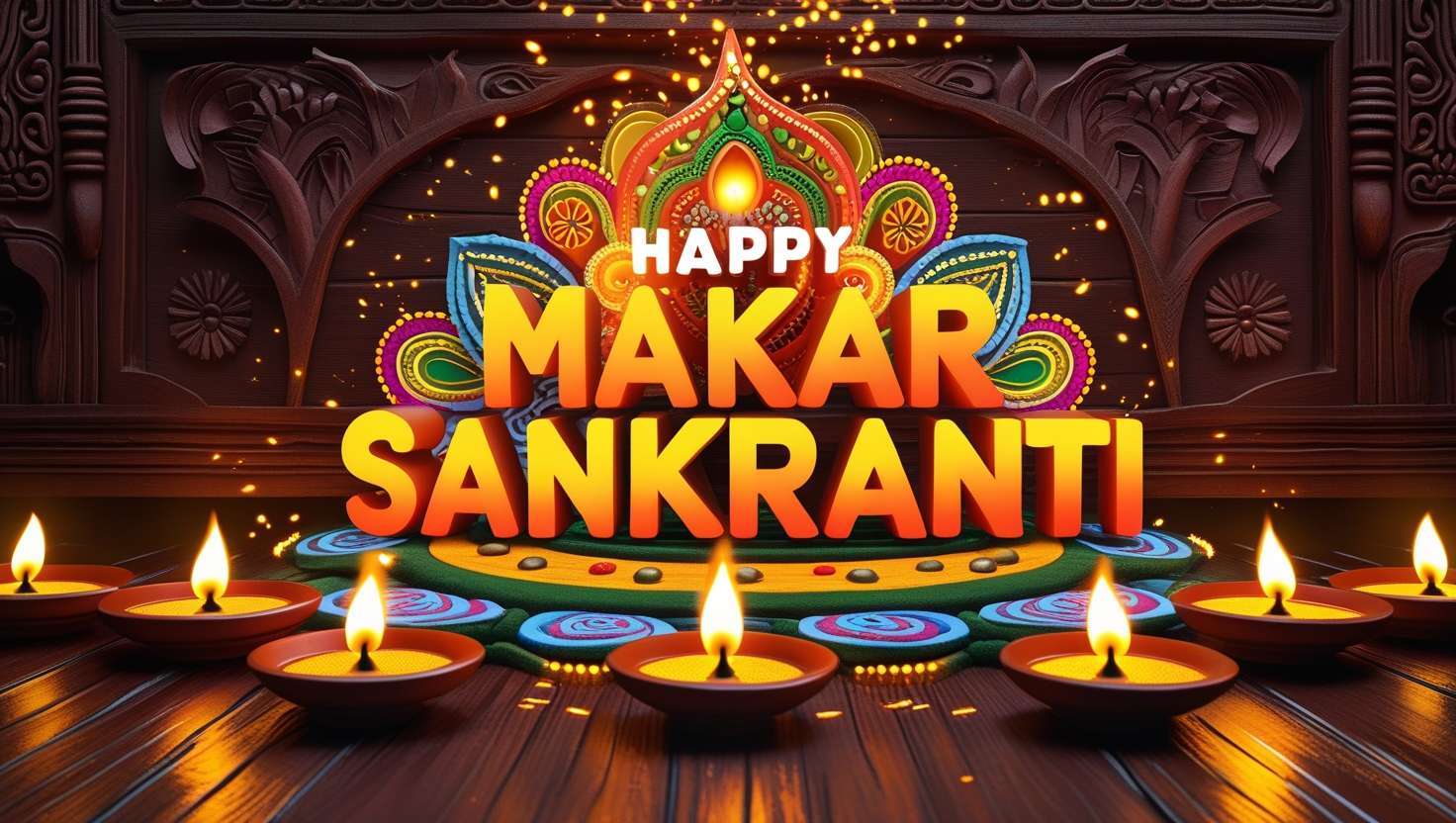 happy makar sankranti greeting cards for family