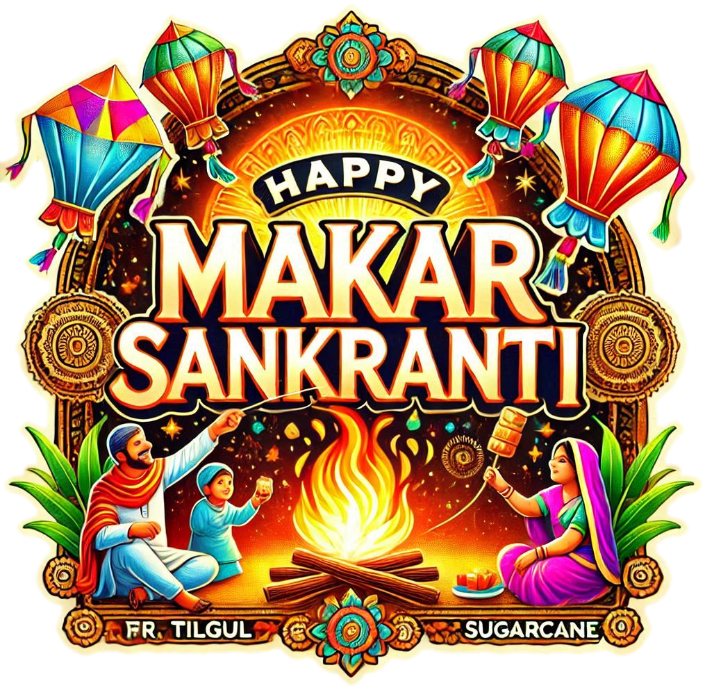 happy makar sankranti png greetings with english wishes