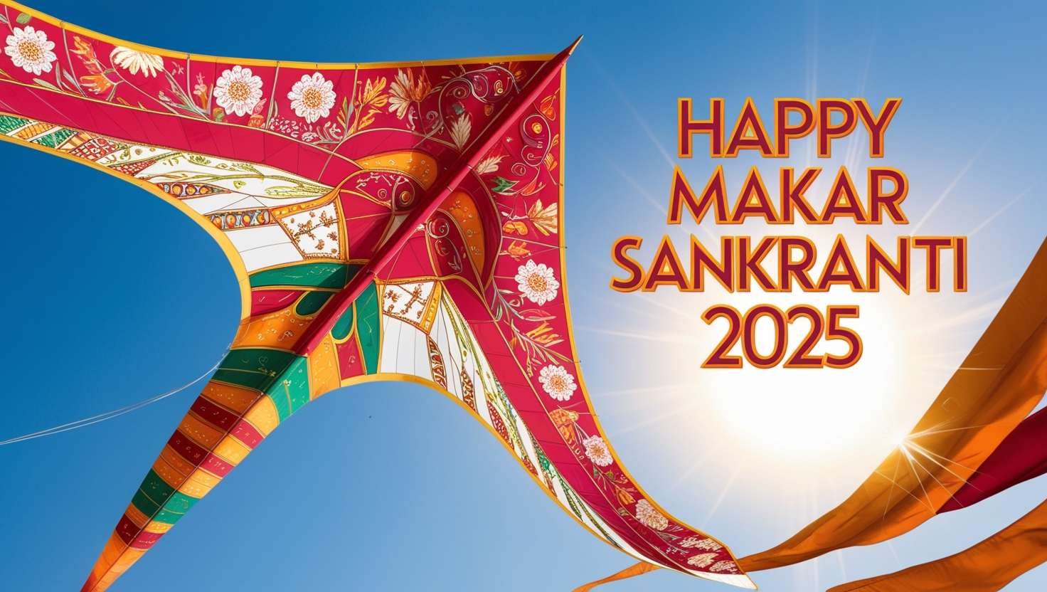 happy makar sankranti wishes 2025 wallpaper hd