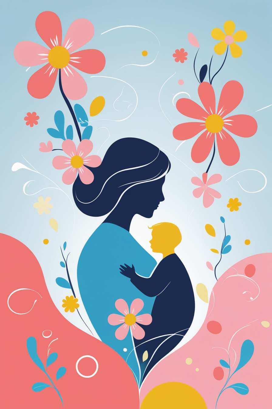 Happy Mothers Day background for Instagram post