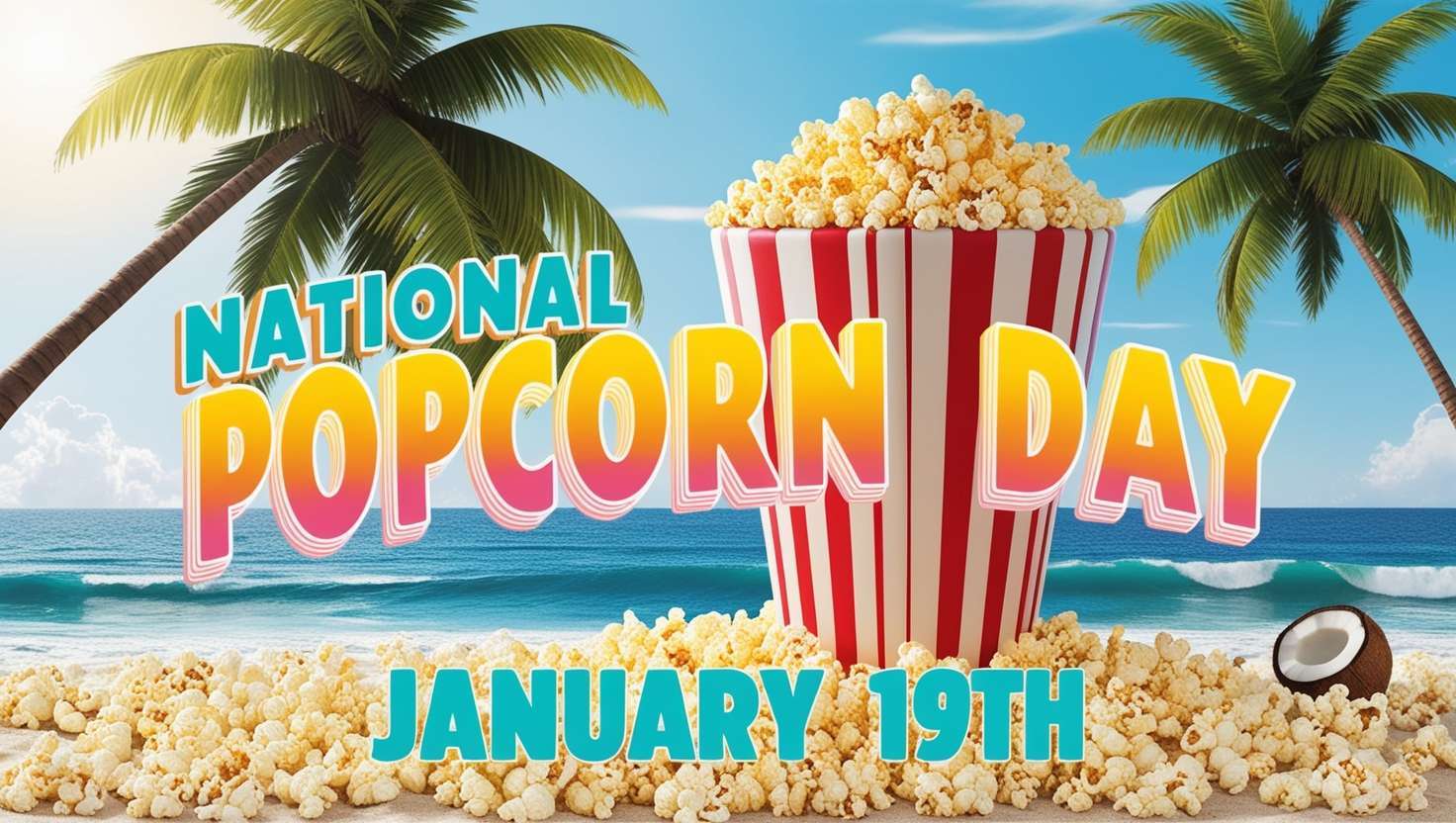 happy national popcorn day wallpaper download