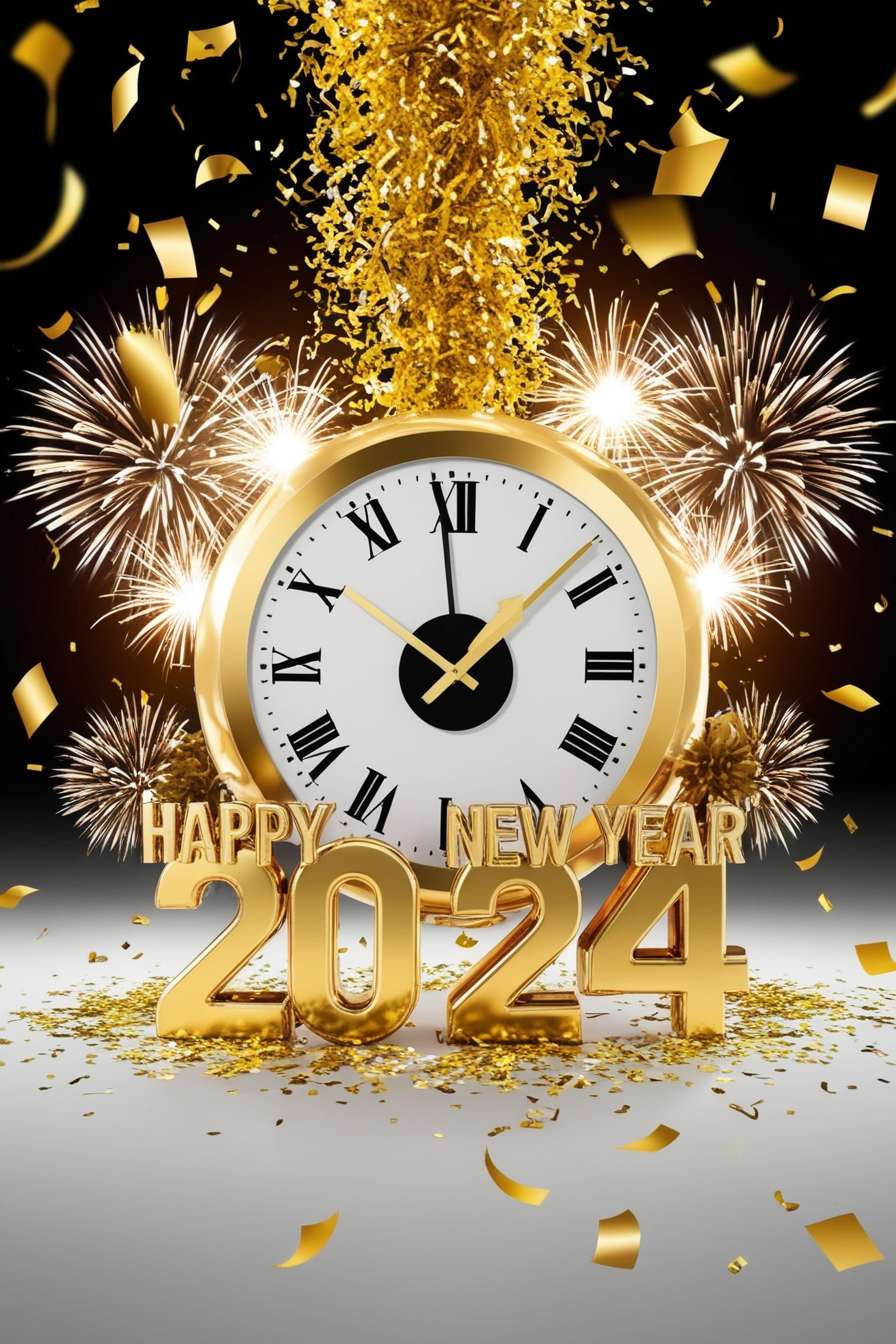 happy new year 2024 wallpaper hd for mobile devices