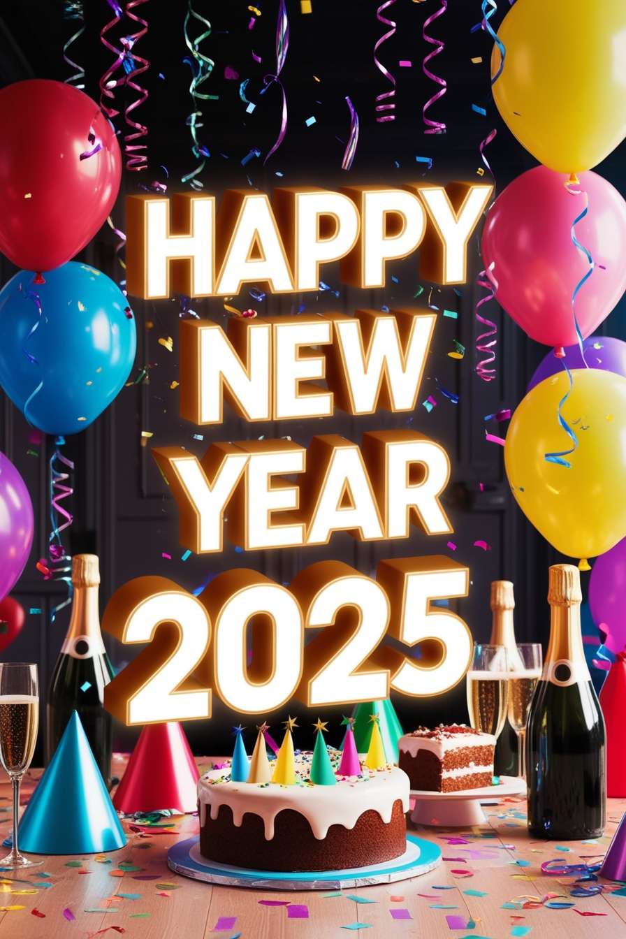 happy new year 2025 celebration pictures