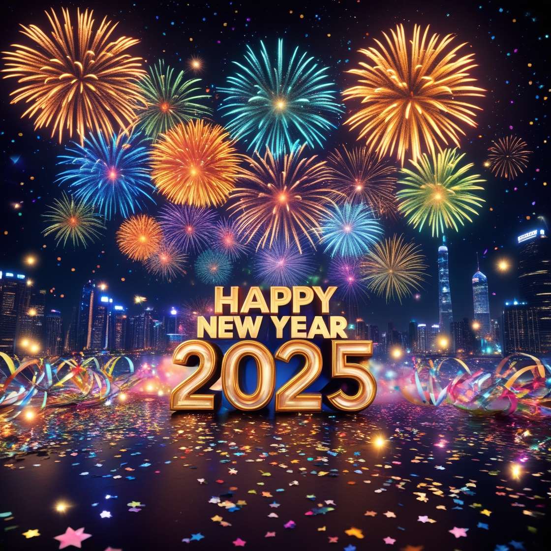 happy new year 2025 greetings for loved ones