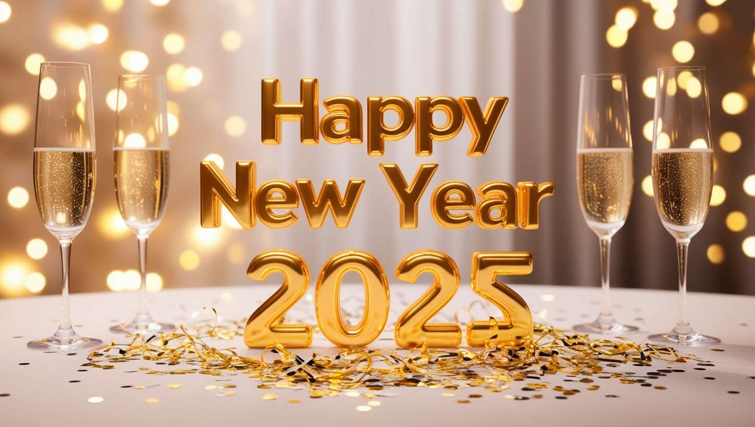 happy new year 2025 png free for photoshop