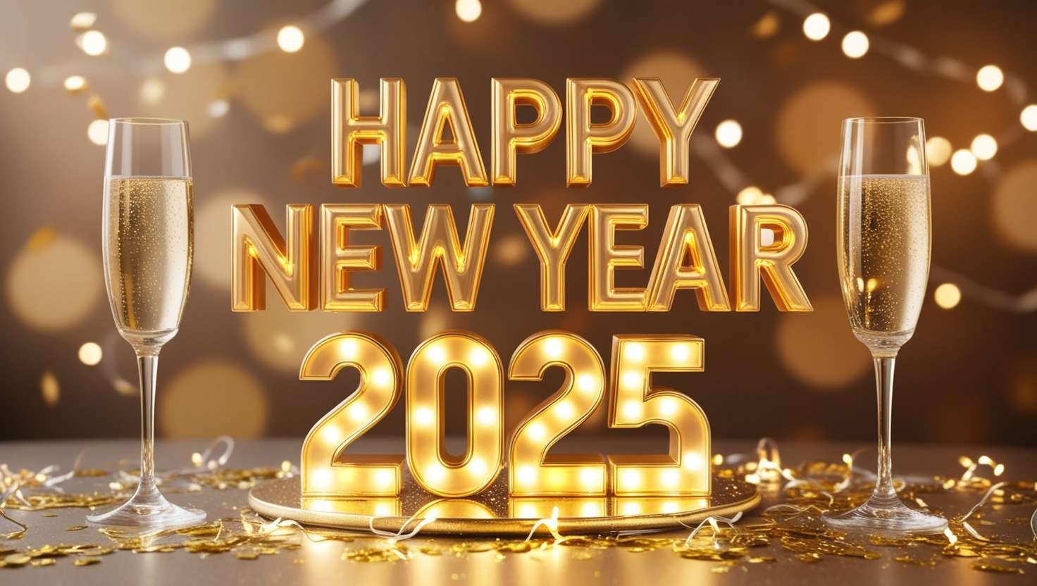 happy new year 2025 wallpaper download