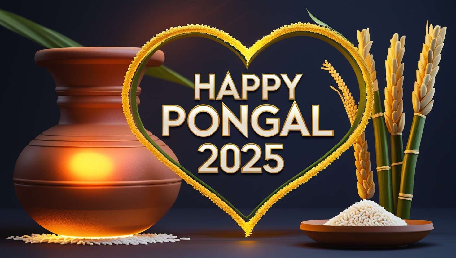 happy pongal 2025 celebration pictures in hd