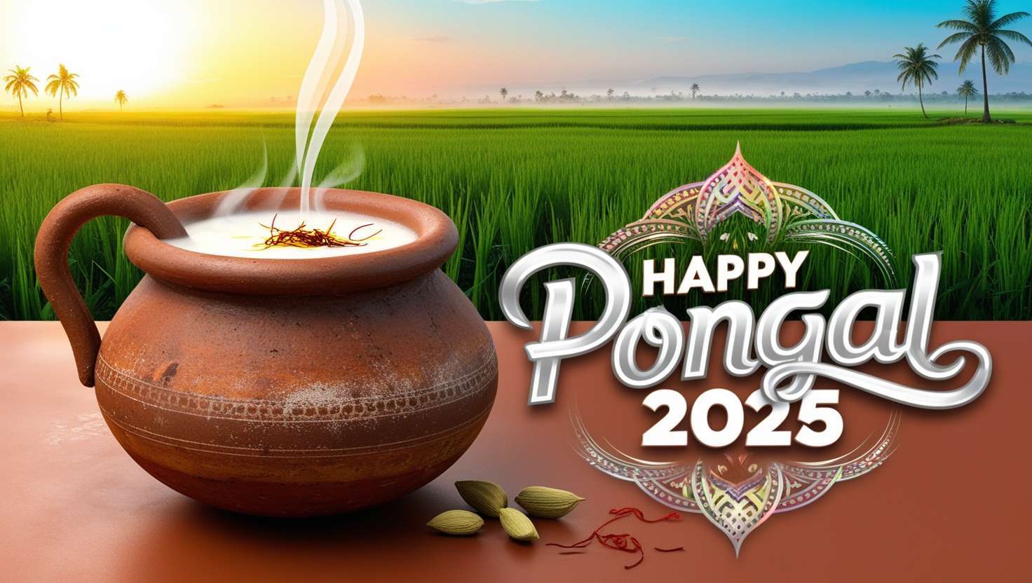 happy pongal 2025 hd wallpapers for desktop