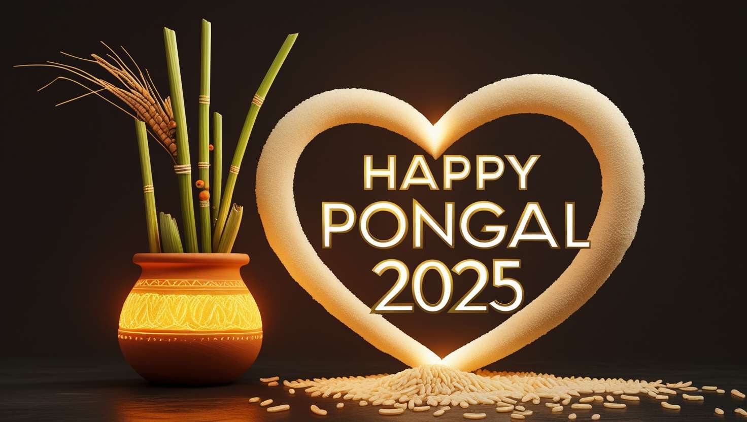 happy pongal 2025 pictures with festive quotes