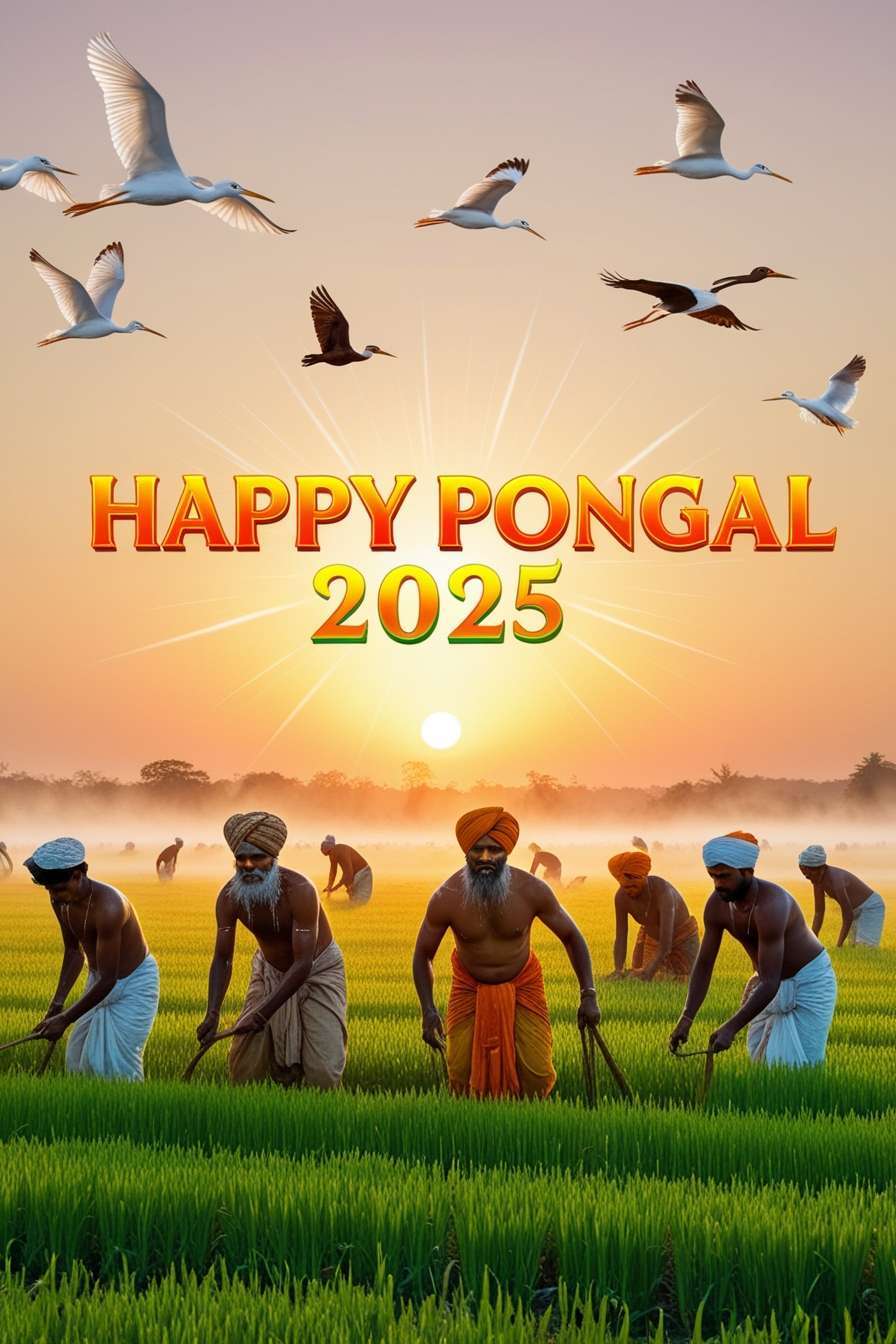 happy pongal greetings 2025 for instagram stories