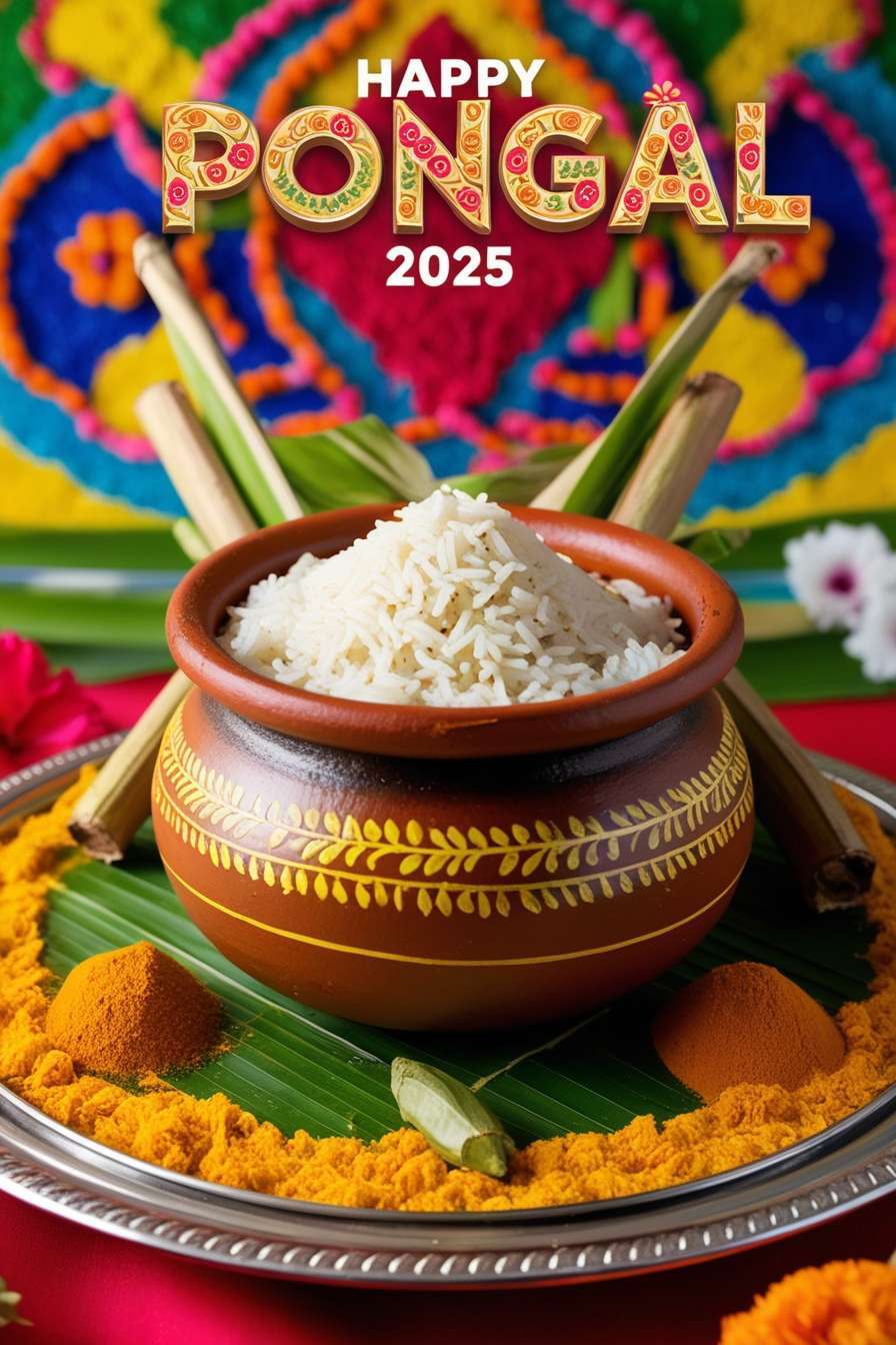 happy pongal greetings 2025 for social media