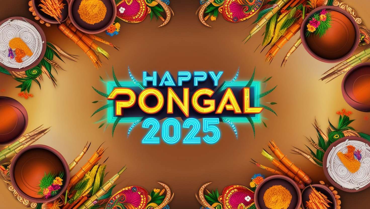 happy pongal greetings 2025 with wishes in english