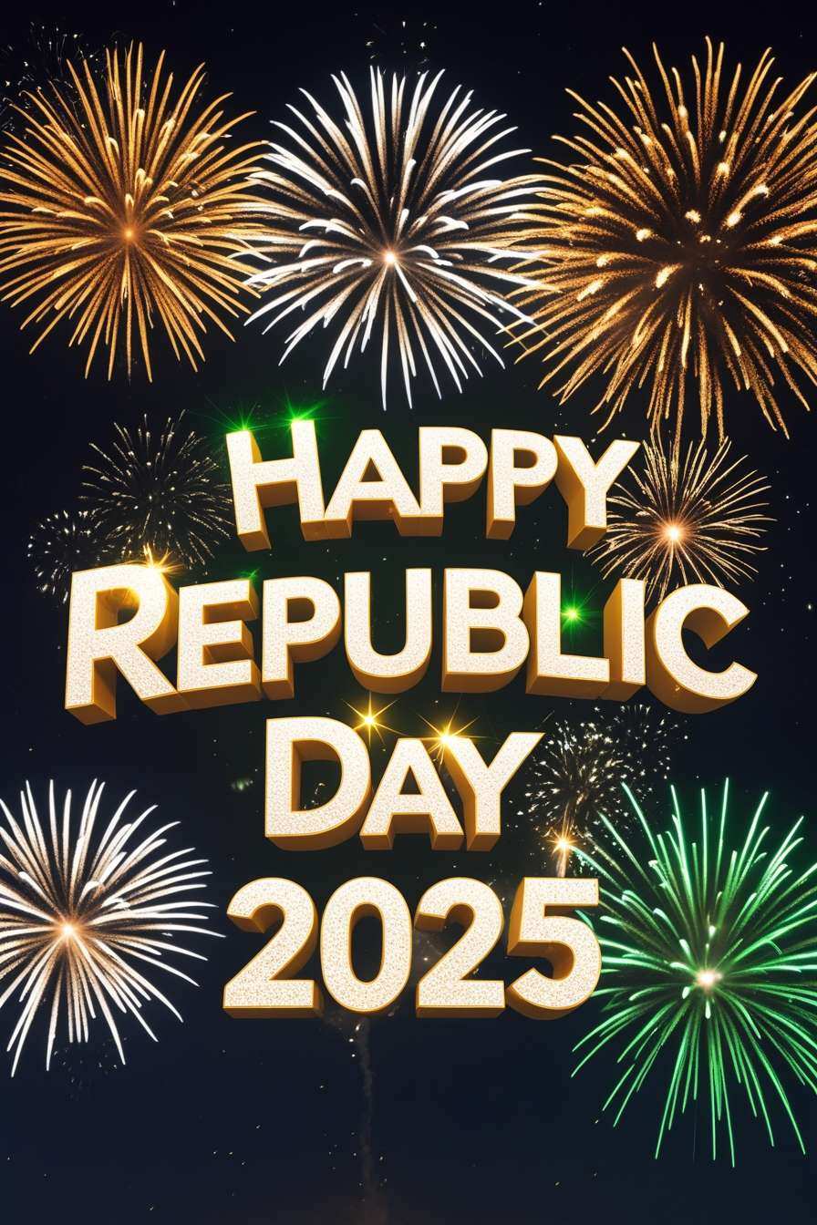 happy republic day 2025 vector art download