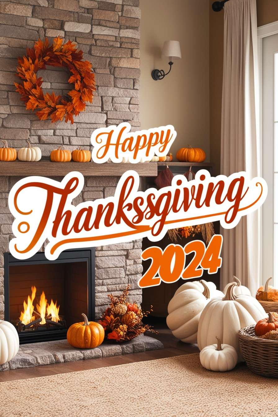 happy thanksgiving 2024 cartoon images for kids