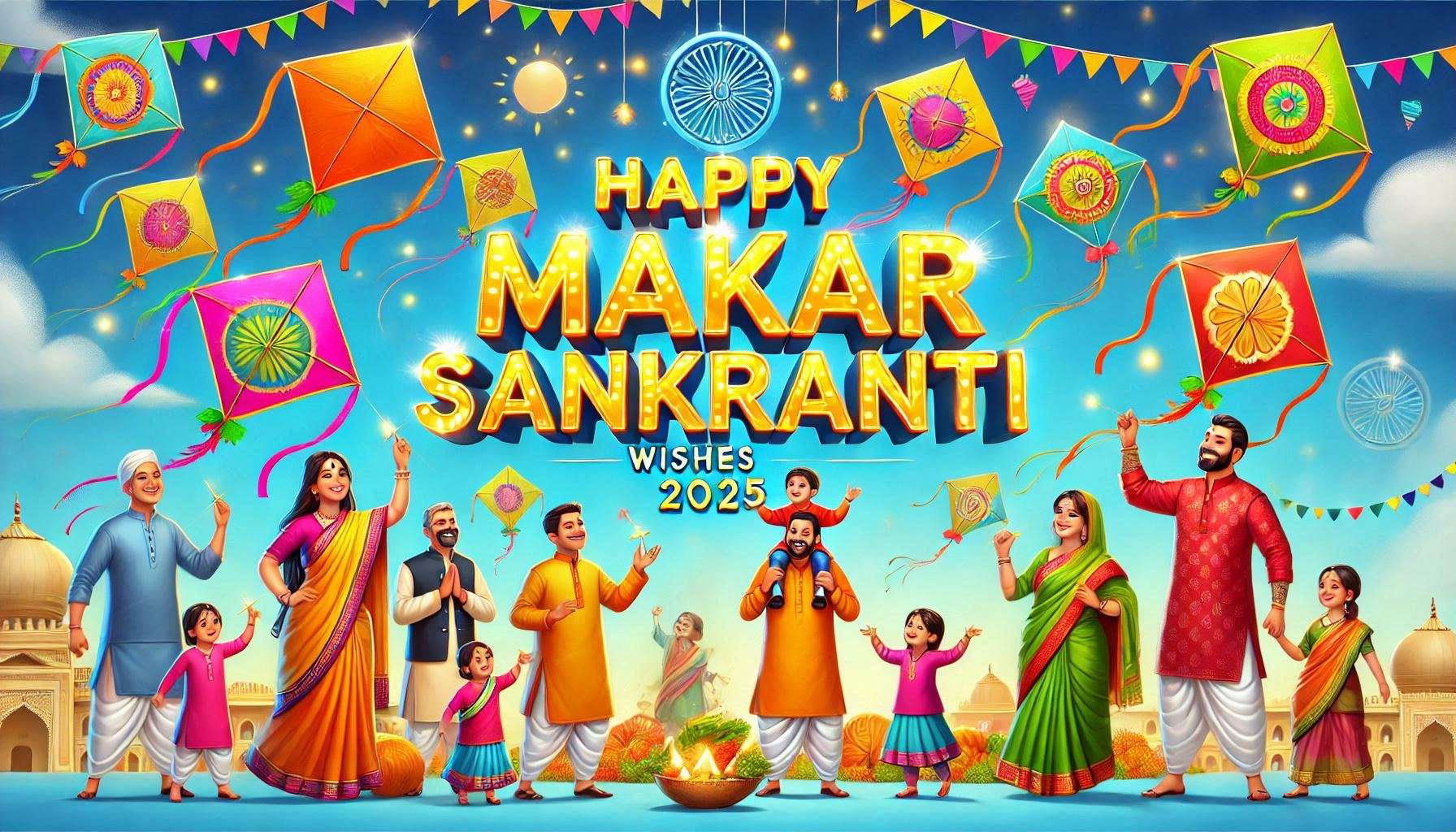 hd happy makar sankranti wishes 2025 images with quotes