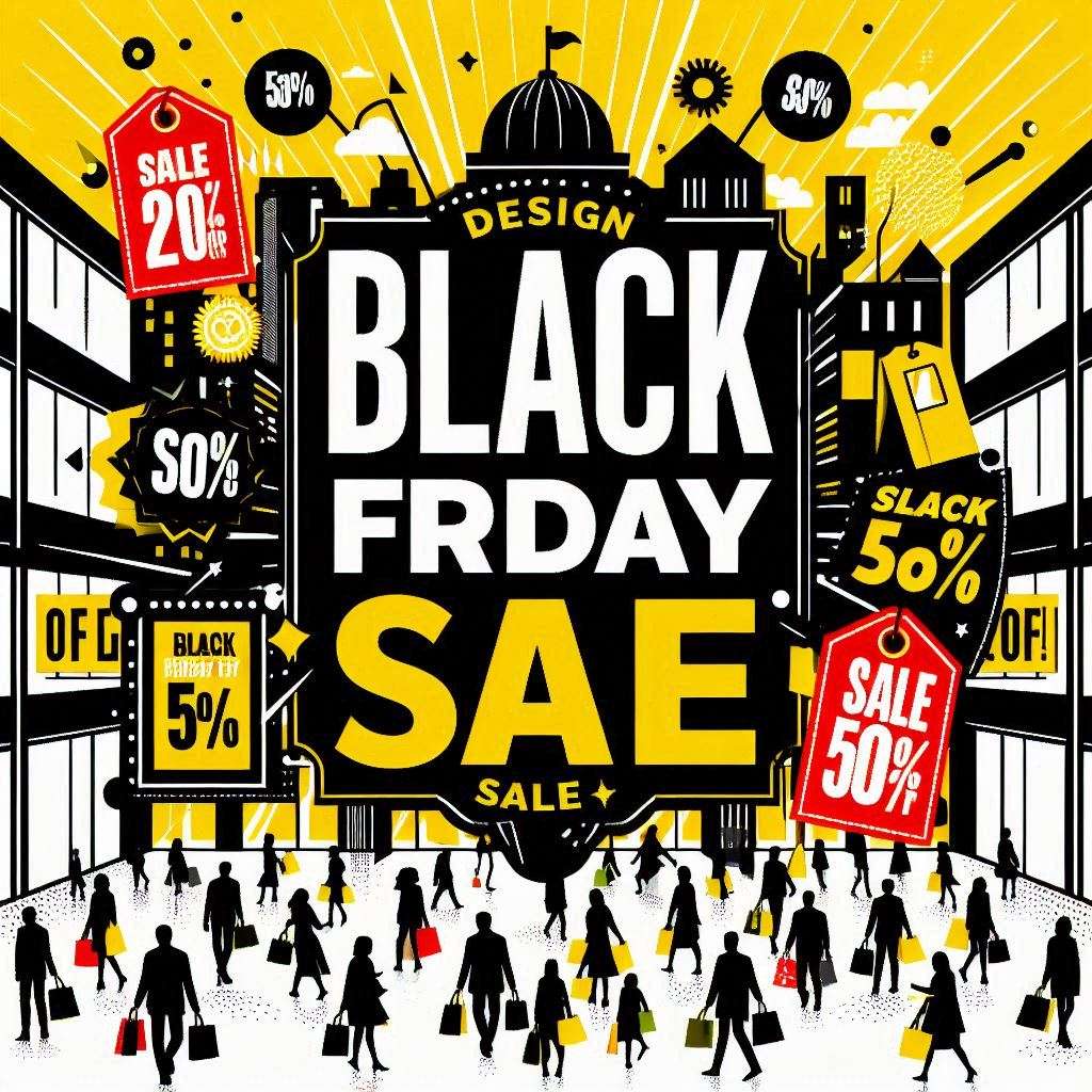 high-quality black friday sale promotion graphics