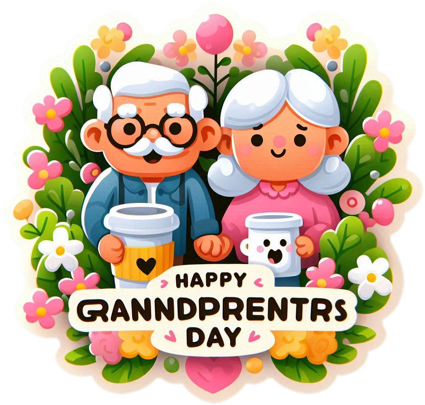 High-quality Happy Grandparents Day Png Images For Custom Prints