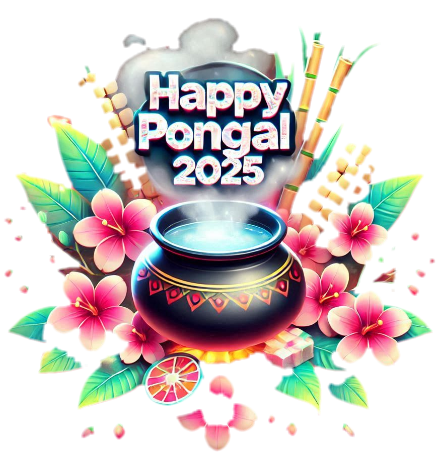 high-quality happy pongal holiday png for banners