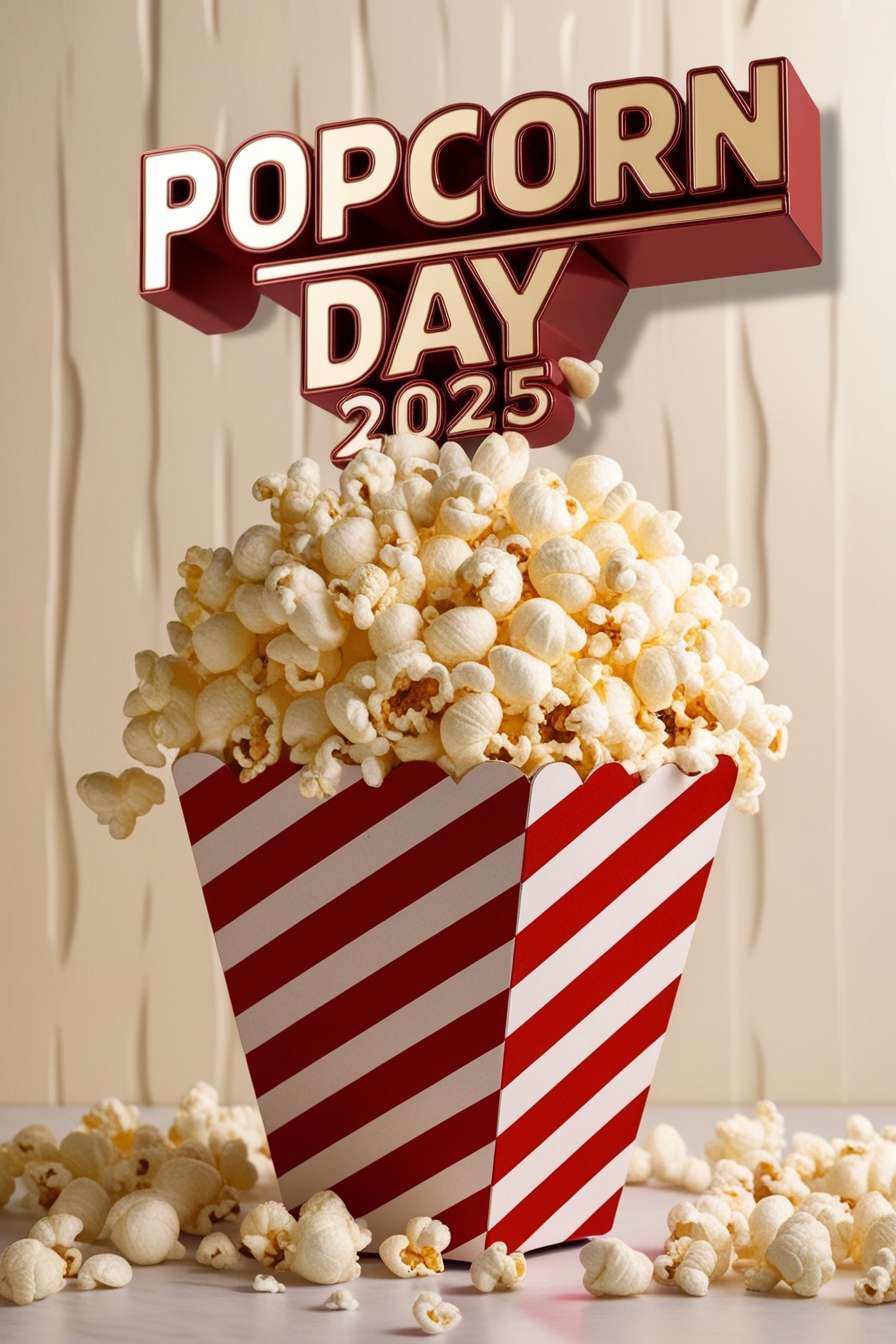 high-quality national popcorn day 2025 images free