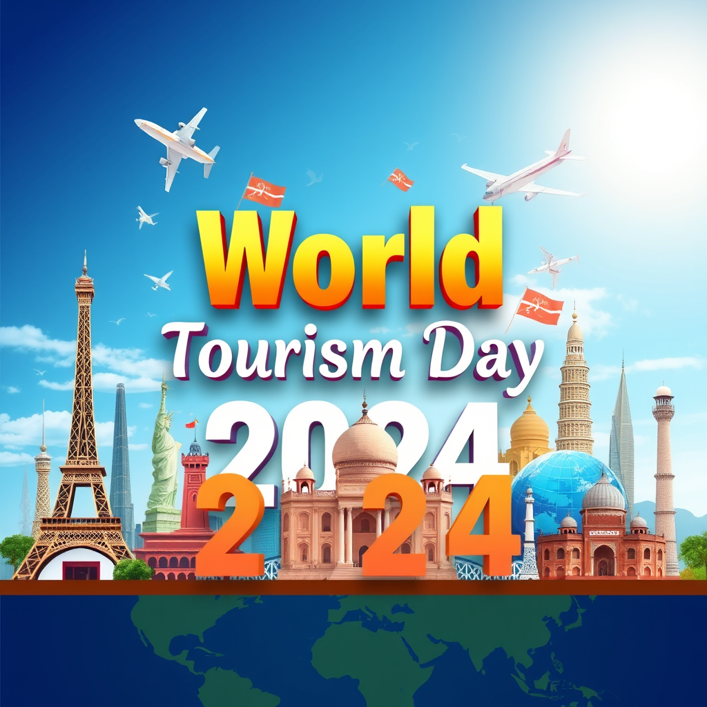 high-quality world tourism day 2024 tourism images for flyers