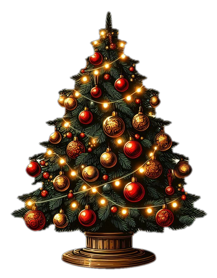 high-quality xmas tree png graphics