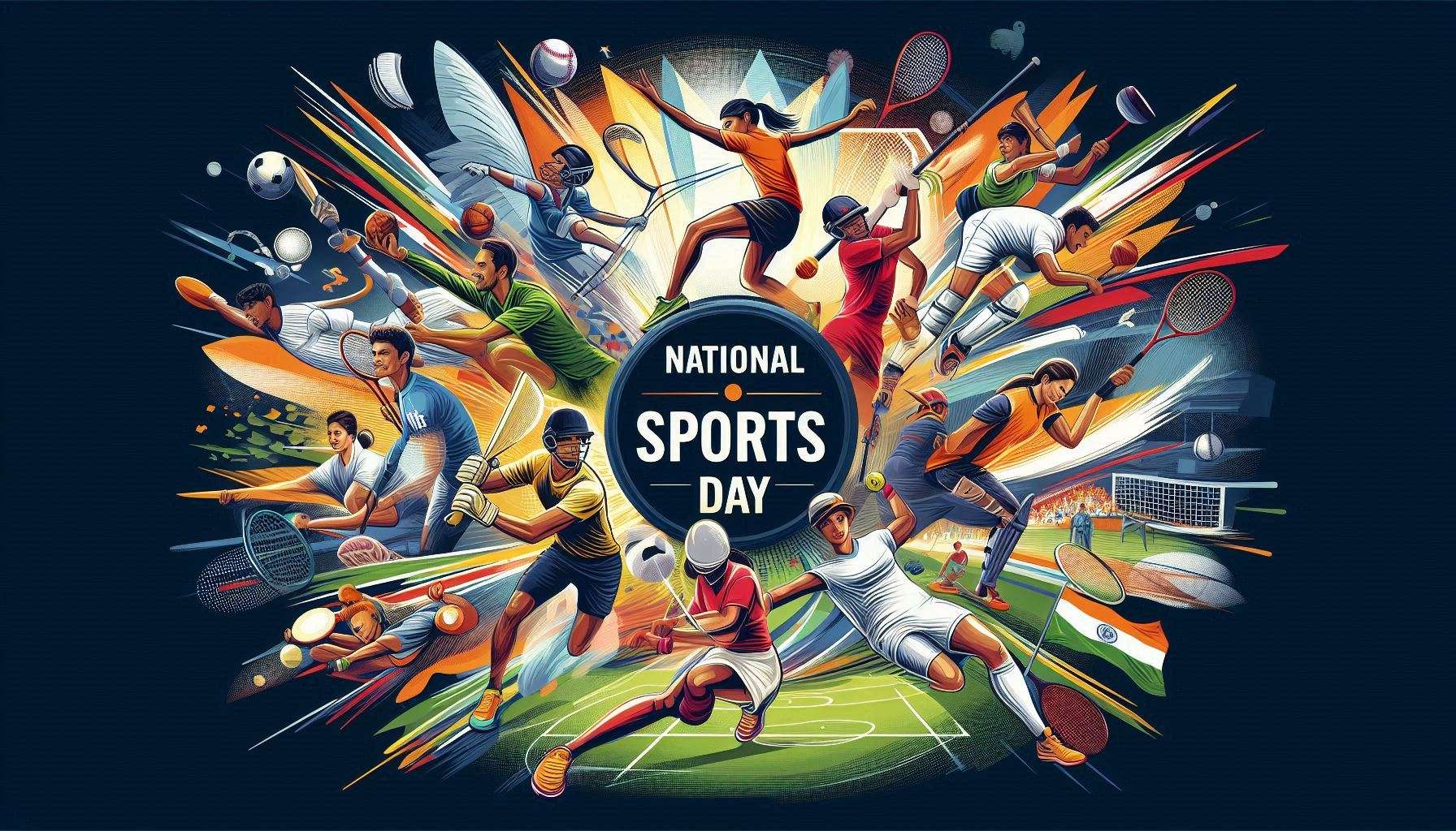 high-resolution national sports day photos