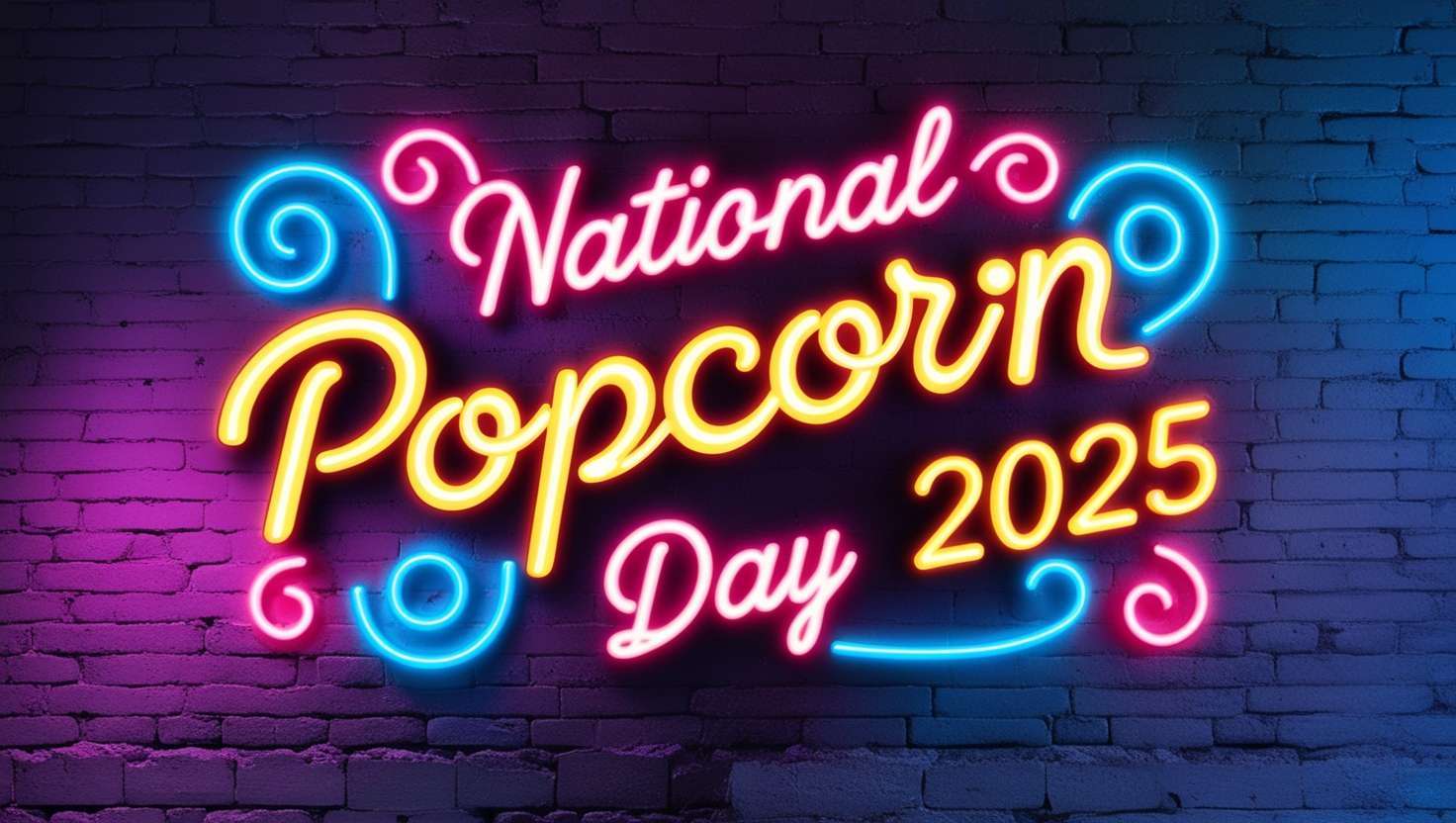 high-resolution popcorn-themed pictures for national popcorn day 2025