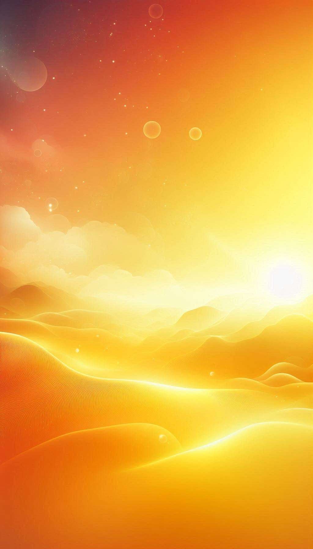 high-resolution yellow orange background wallpaper for desktop