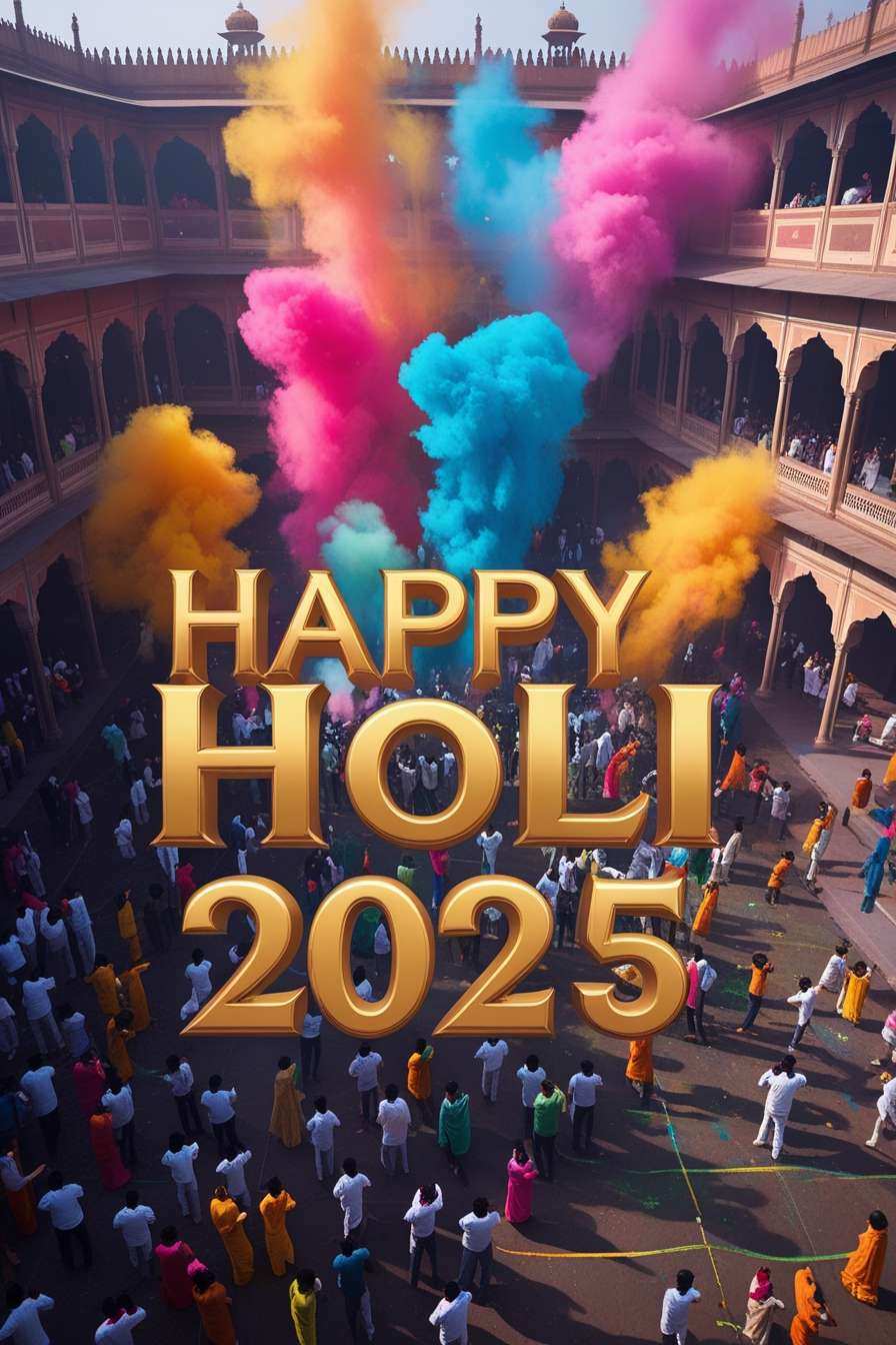 Holi 2025 Special Organic Colors And Herbal Gulal - Royalty Free Happy Holi 2025 Image | Pngmagic Free Download Holi 2025 Special Organic Colors And Herbal Gulal - High Quality Happy Holi 2025 Background