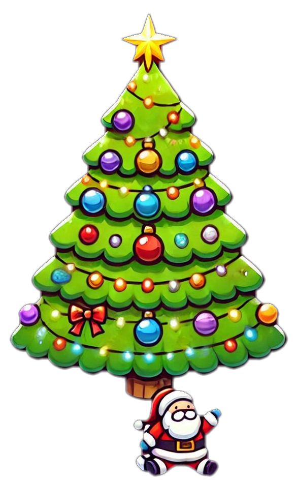 holiday xmas tree png for websites