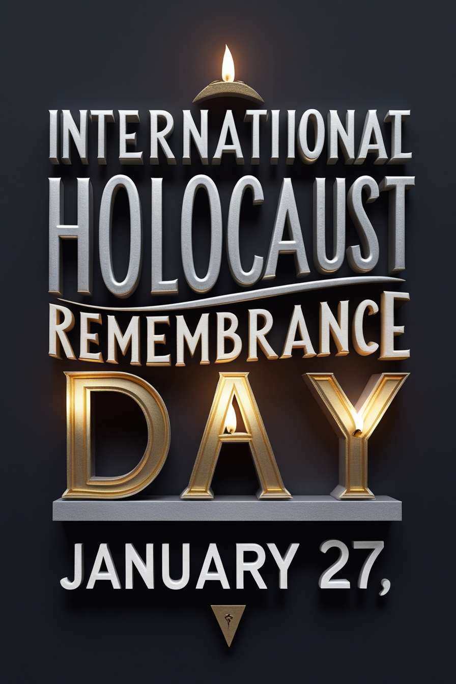 holocaust remembrance day wallpapers for social media 2025